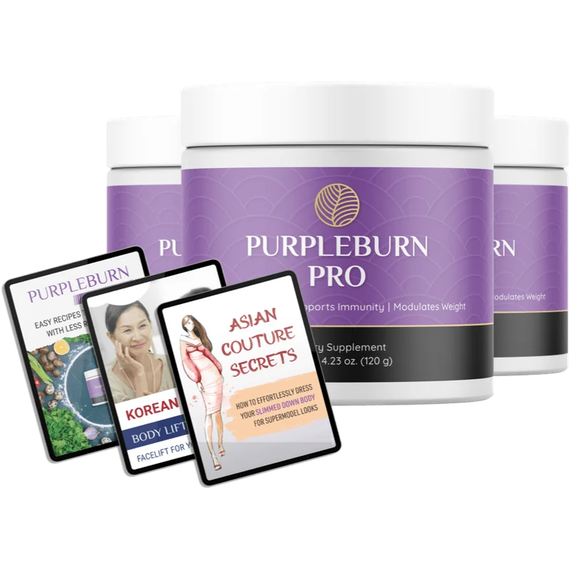 PurpleBurn Pro Weight Management Supplement Bottle (3 Bottle / 90 Day Pack)